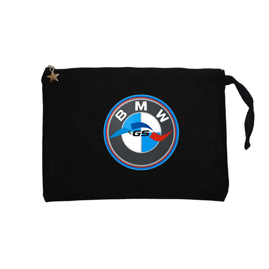 Bmw GS Logo Siyah Clutch Astarlı Cüzdan / El Çantası
