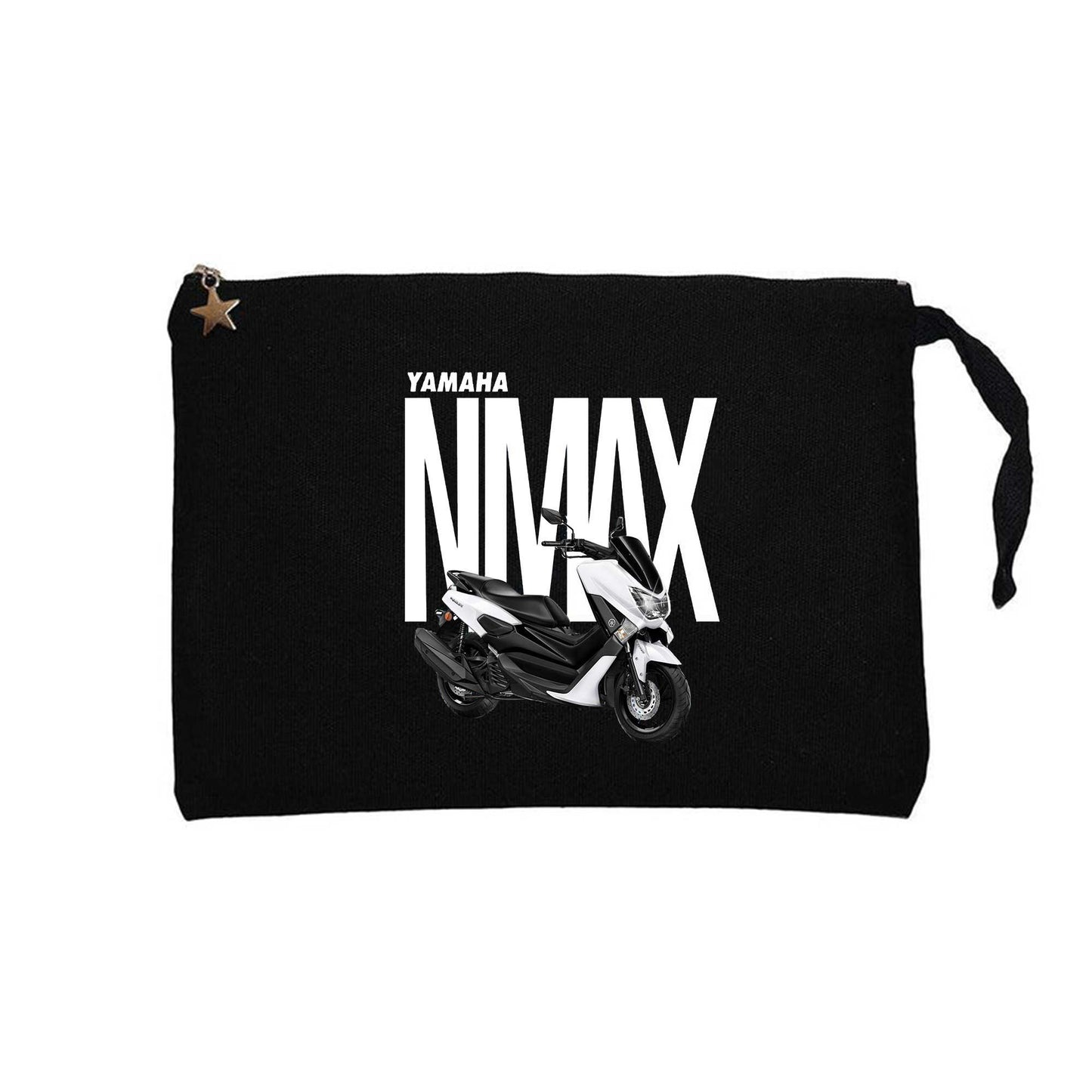 Yamaha Nmax Siyah Clutch Astarlı Cüzdan / El Çantası