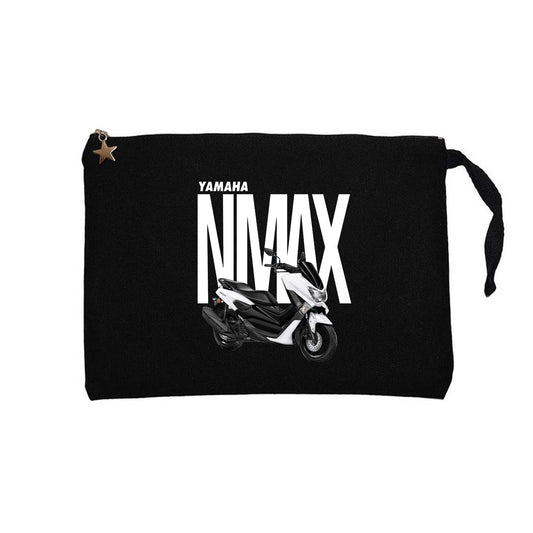Yamaha Nmax Siyah Clutch Astarlı Cüzdan / El Çantası