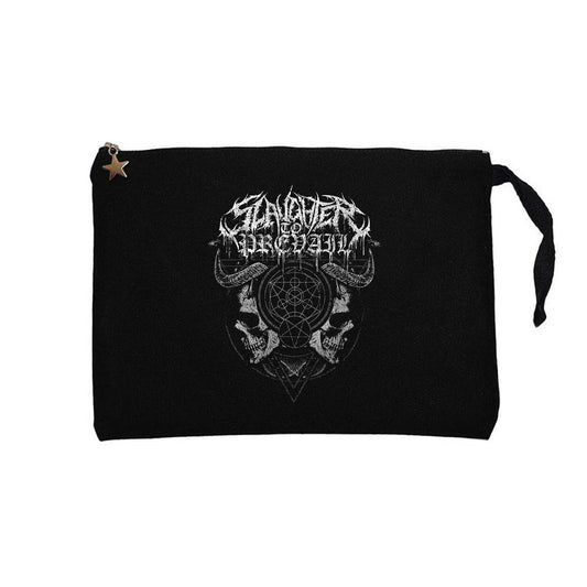 Slaughter To Prevail Sigil of the Abyss Siyah Clutch Astarlı Cüzdan / El Çantası