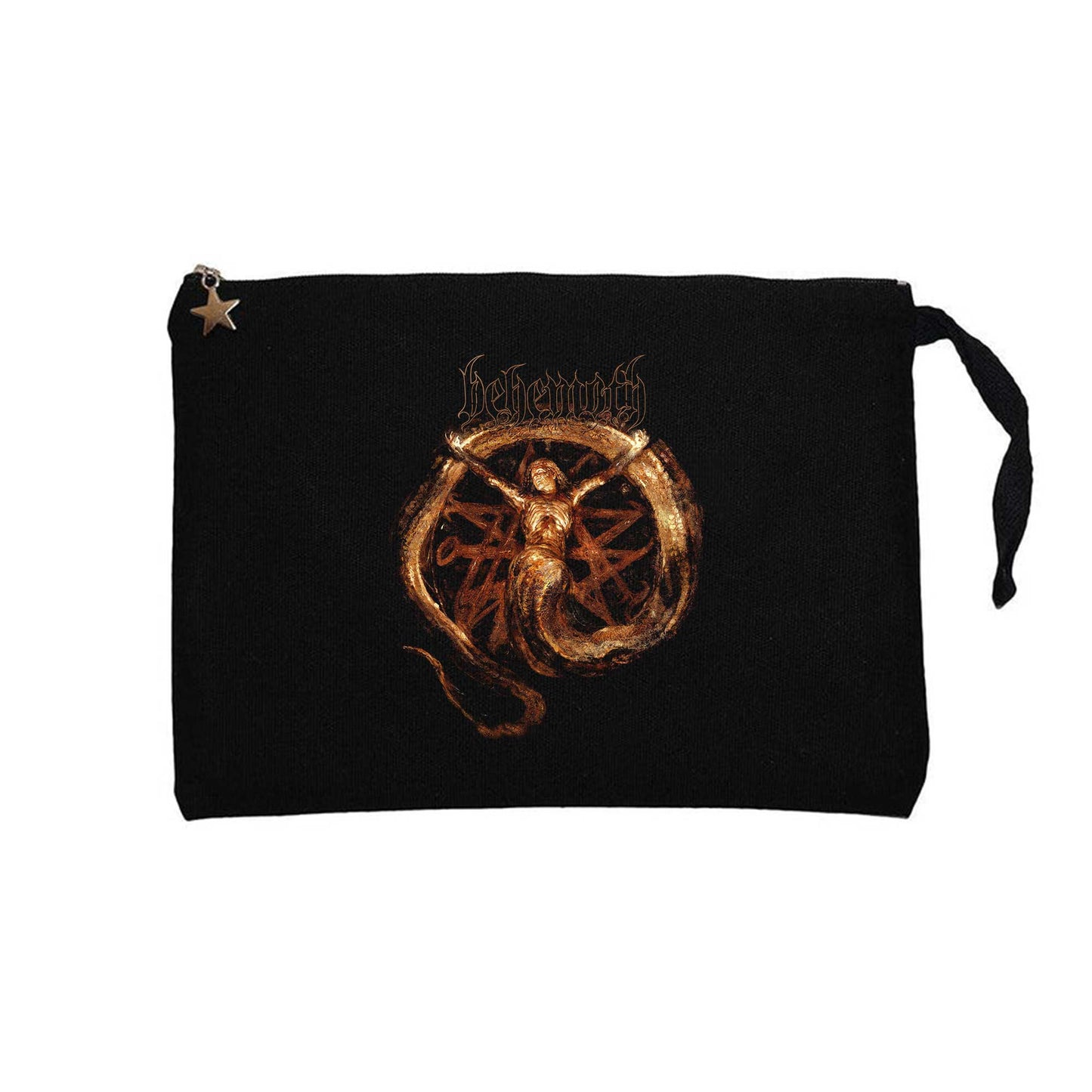 Behemoth Kali Siyah Clutch Astarlı Cüzdan / El Çantası
