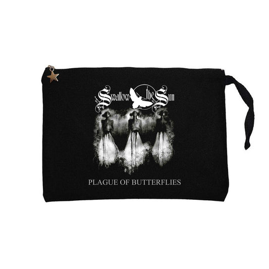 Swallow The Sun Plague Of Legends Siyah Clutch Astarlı Cüzdan / El Çantası