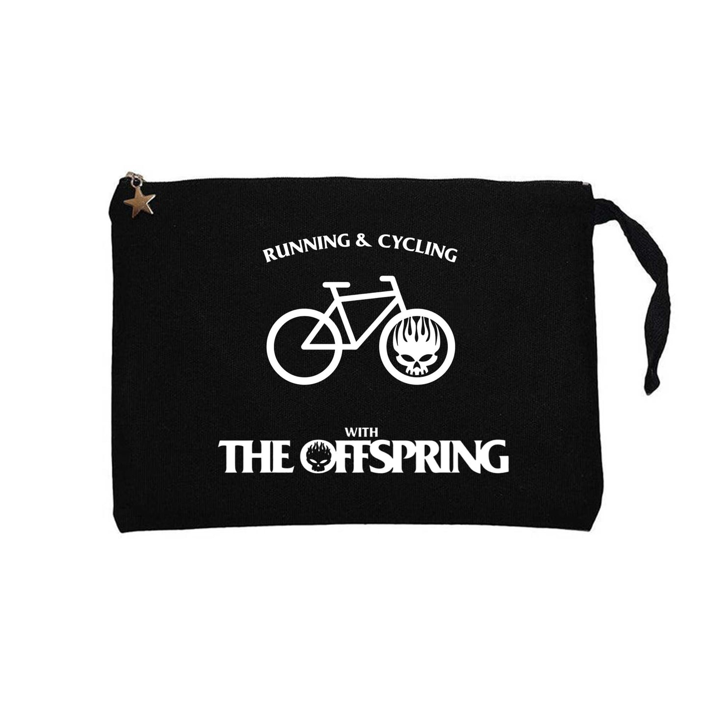 The Offspring Running & Cycling Siyah Clutch Astarlı Cüzdan / El Çantası