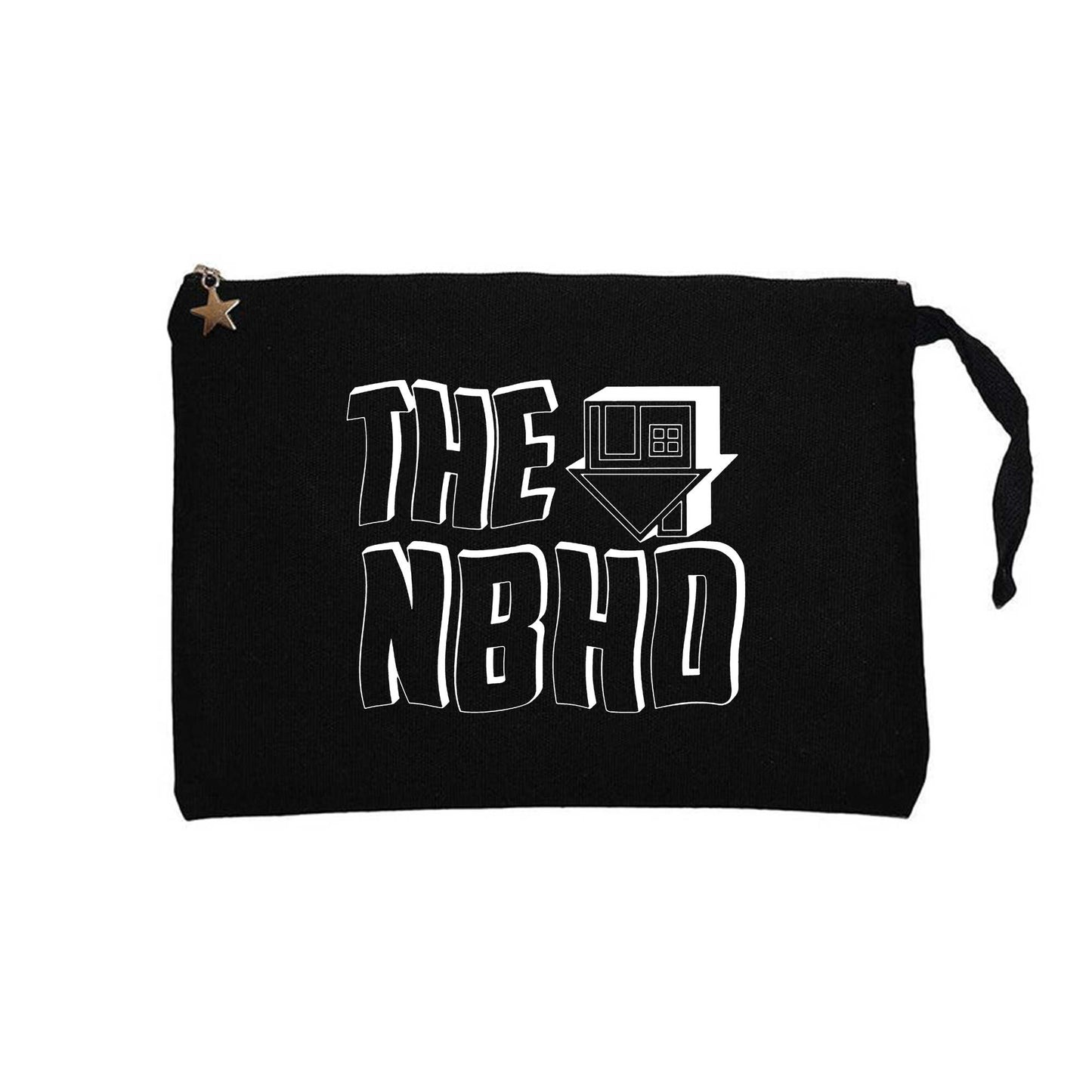 The Neighbourhood Text Siyah Clutch Astarlı Cüzdan / El Çantası