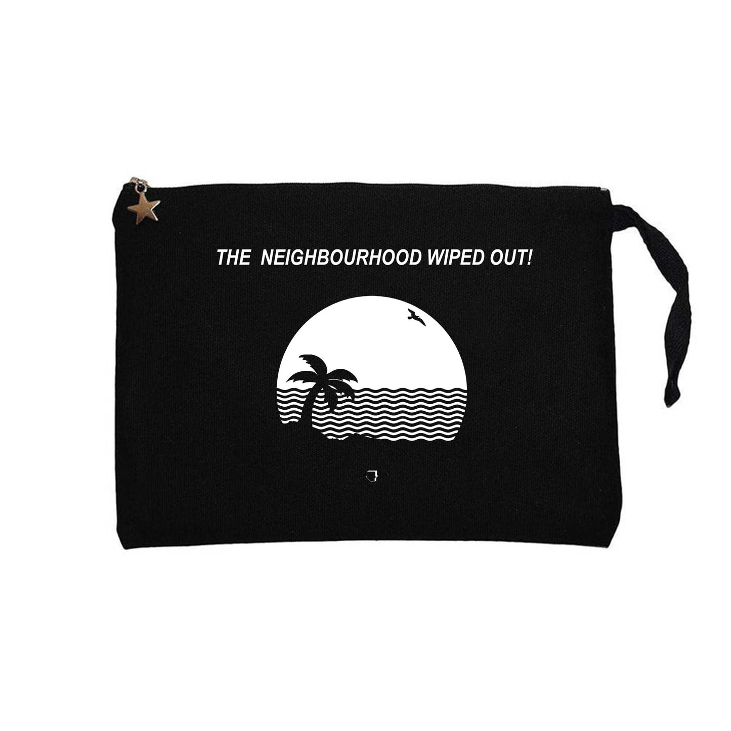 The Neighbourhood Wiped Out Siyah Clutch Astarlı Cüzdan / El Çantası