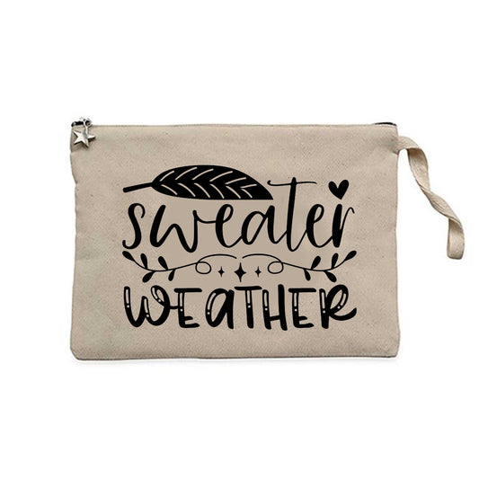 The Neighbourhood Sweather Weather Krem Clutch Astarlı Cüzdan / El Çantası