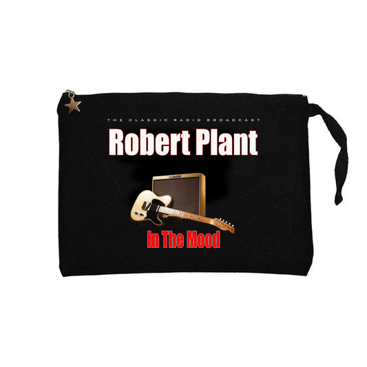 Robert Plant The Classic Radio Broadcast Siyah Clutch Astarlı Cüzdan / El Çantası