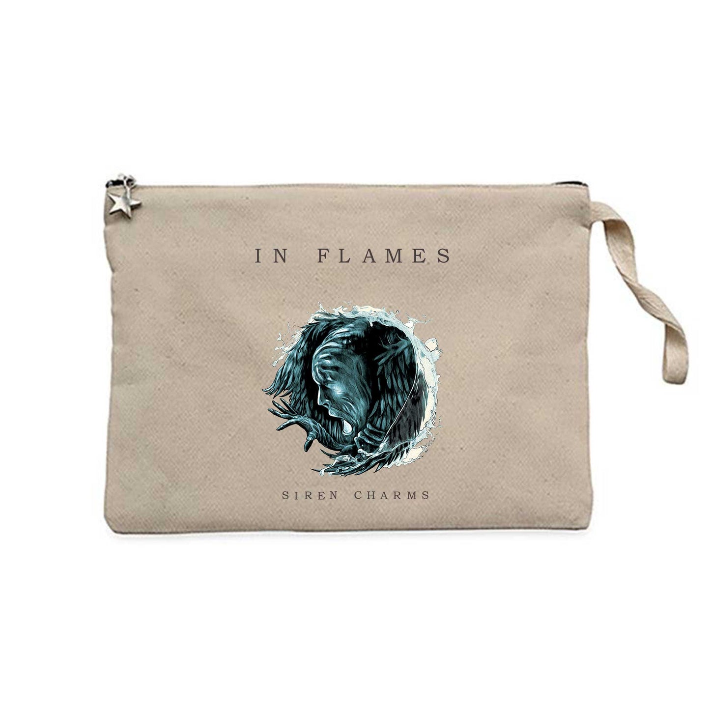 In Flames Siren Charms Krem Clutch Astarlı Cüzdan / El Çantası