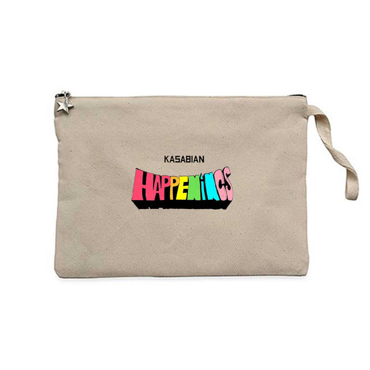 Kasabian Happenings Krem Clutch Astarlı Cüzdan / El Çantası