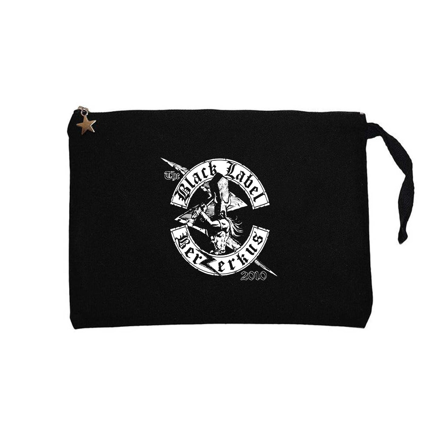 Black Label Society Berzerkus Siyah Clutch Astarlı Cüzdan / El Çantası