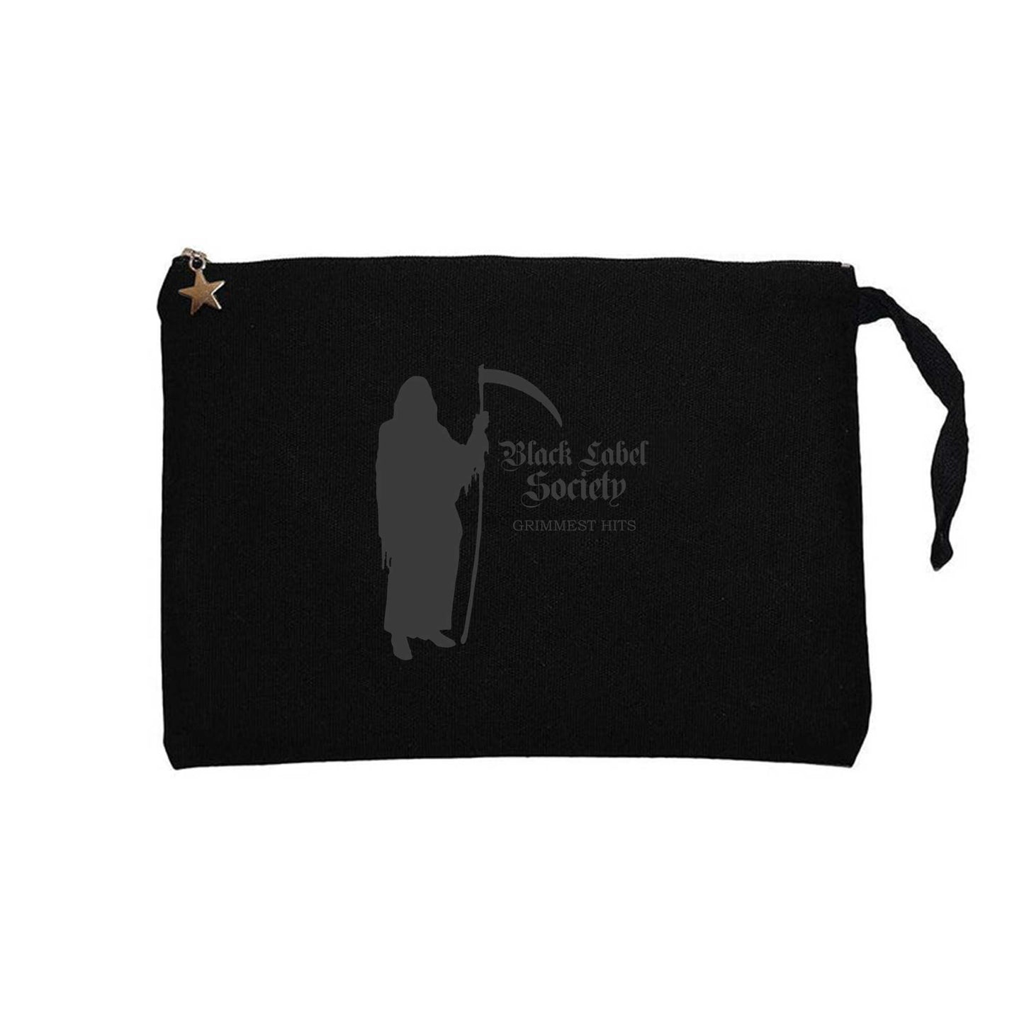 Black Label Society Grimmest Hits Siyah Clutch Astarlı Cüzdan / El Çantası