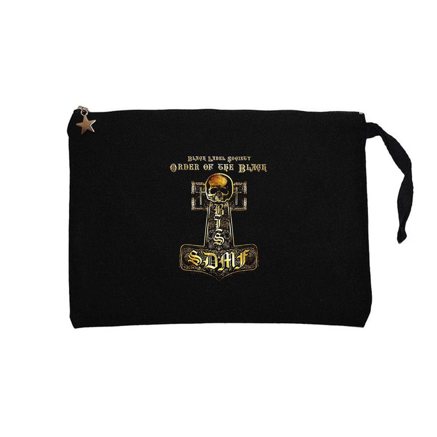 Black Label Society Order of The Black Siyah Clutch Astarlı Cüzdan / El Çantası