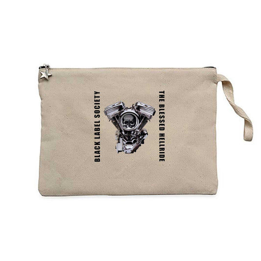 Black Label Society The Blessed Hellride Krem Clutch Astarlı Cüzdan / El Çantası