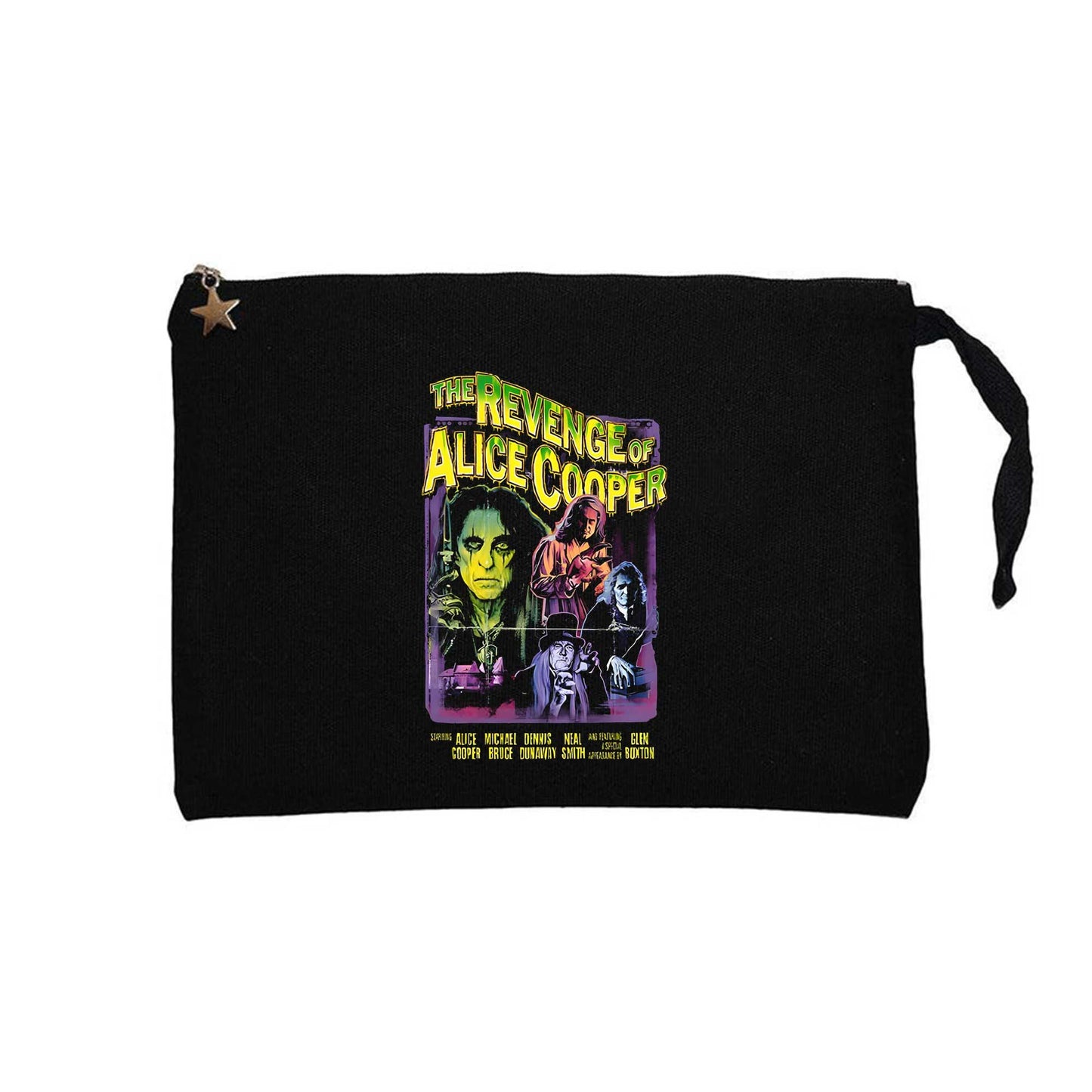 Alice Cooper The Revenge of Siyah Clutch Astarlı Cüzdan / El Çantası