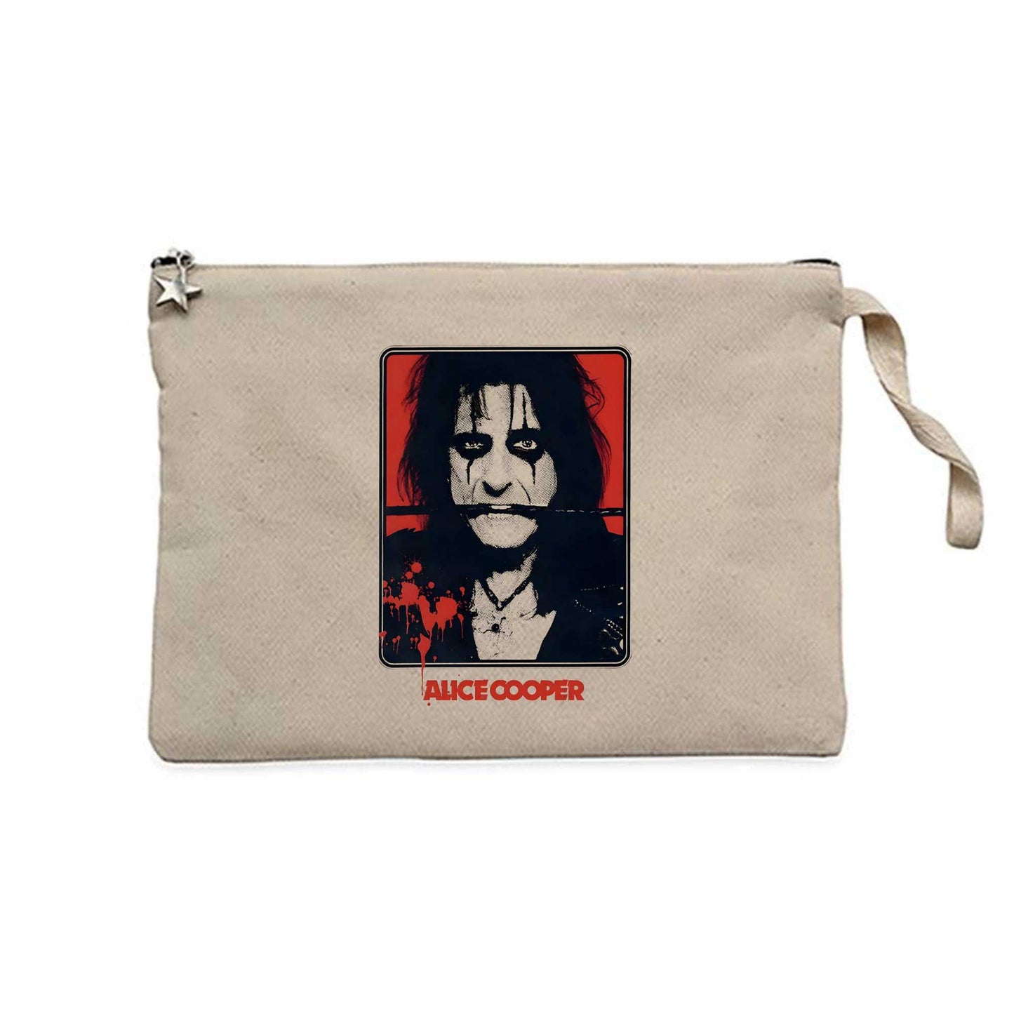 Alice Cooper The Belt Krem Clutch Astarlı Cüzdan / El Çantası
