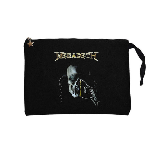 Megadeth Warchest Siyah Clutch Astarlı Cüzdan / El Çantası