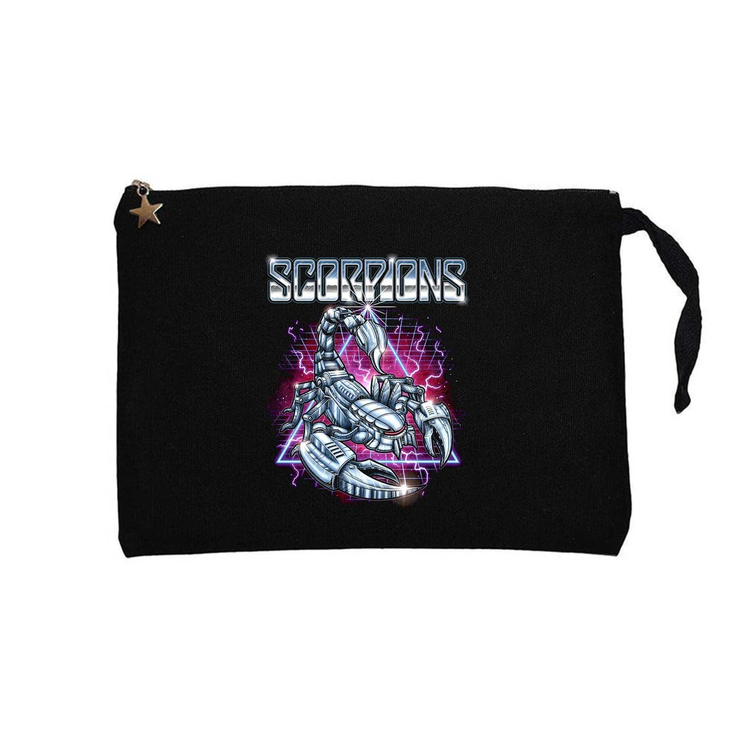 Scorpions Neo-Scorp Siyah Clutch Astarlı Cüzdan / El Çantası