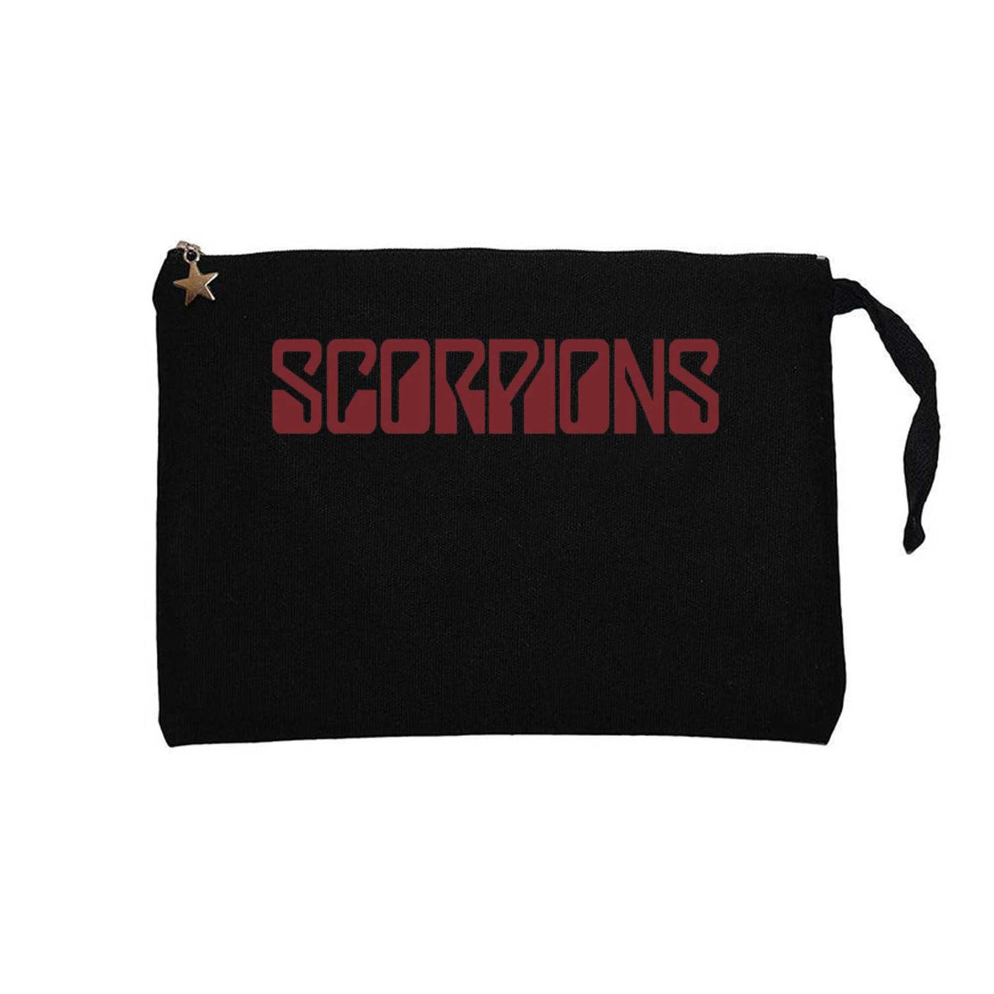 Scorpions Tex Red Siyah Clutch Astarlı Cüzdan / El Çantası