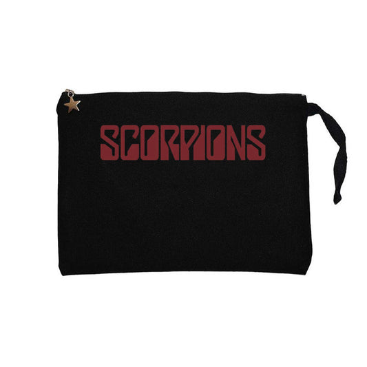 Scorpions Tex Red Siyah Clutch Astarlı Cüzdan / El Çantası