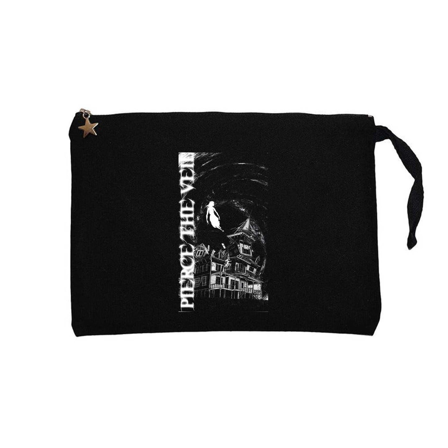 Three Days Grace Pierce The Veil Siyah Clutch Astarlı Cüzdan / El Çantası