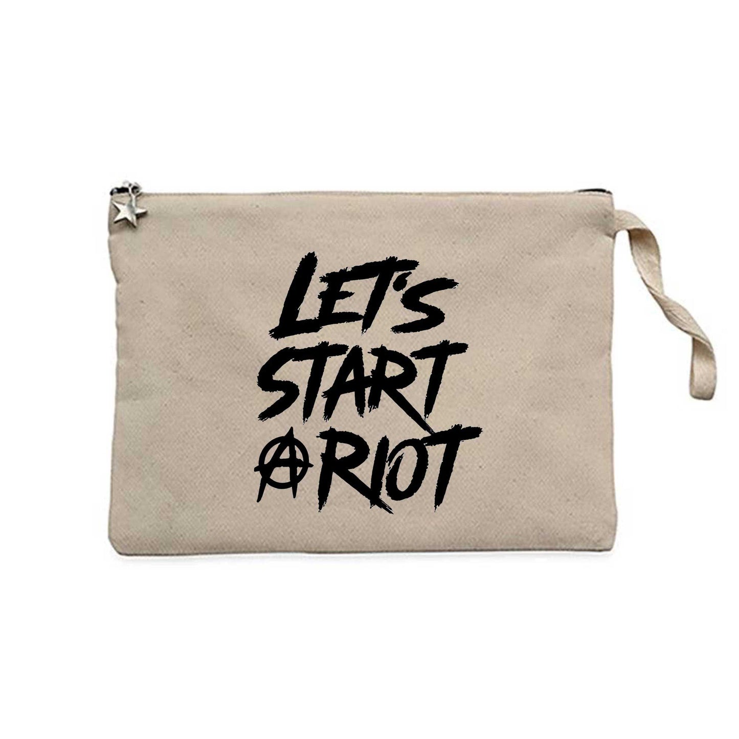 Three Days Grace LET'S START Krem Clutch Astarlı Cüzdan / El Çantası