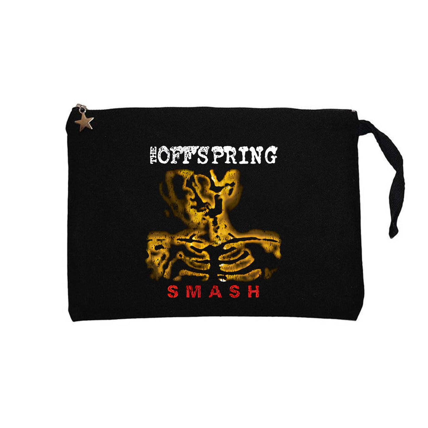 The Offspring SMASH Siyah Clutch Astarlı Cüzdan / El Çantası