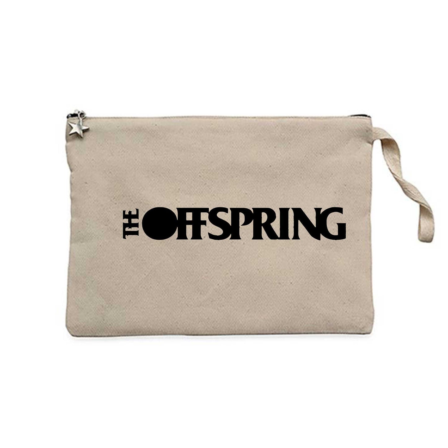 The Offspring Text Krem Clutch Astarlı Cüzdan / El Çantası