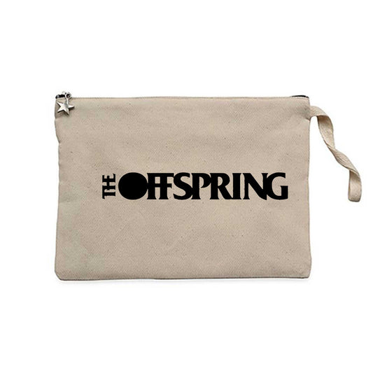 The Offspring Text Krem Clutch Astarlı Cüzdan / El Çantası