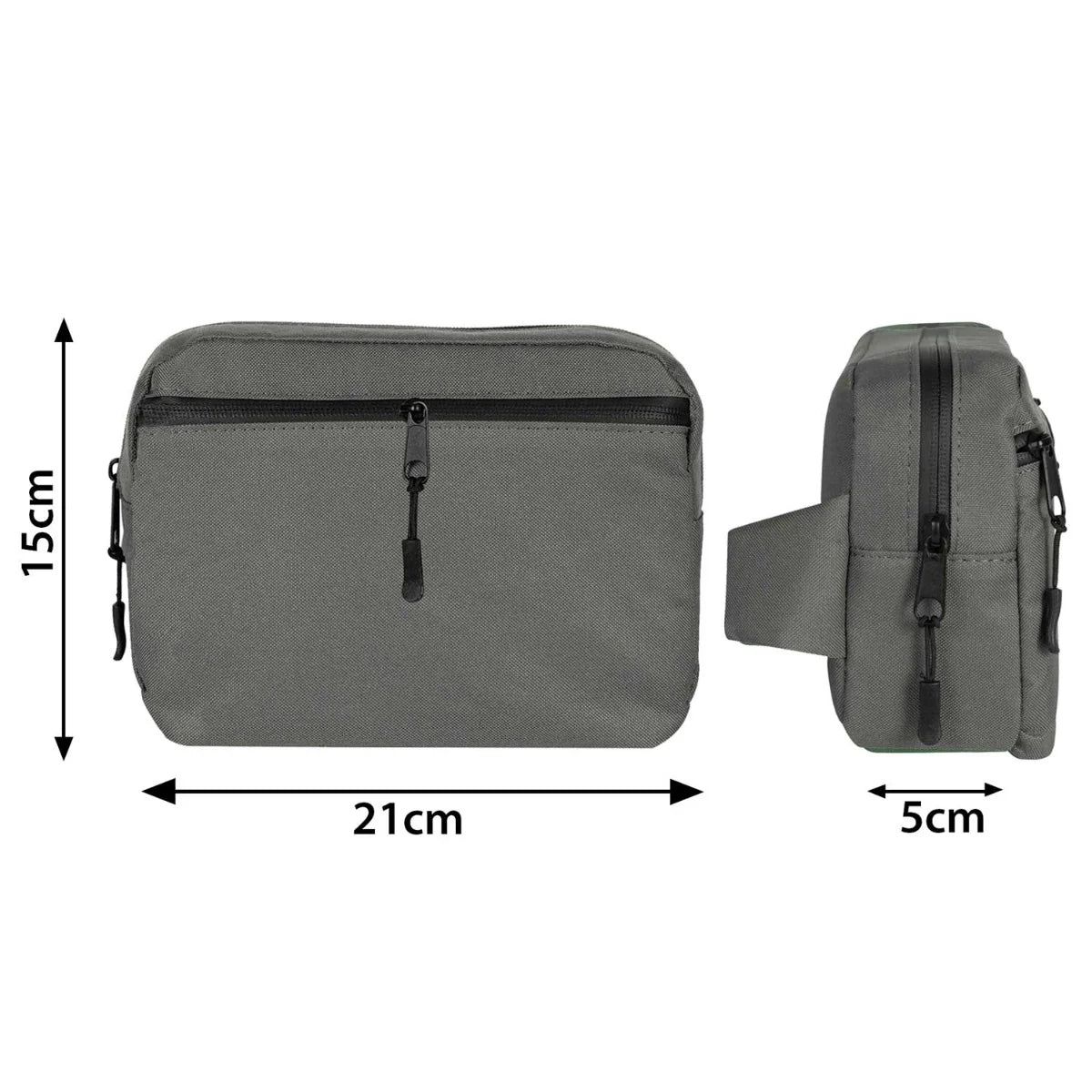 Bel Çantası Baskısız Gri Renk