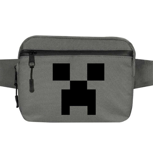 Minecraft Creeper Face Bel Çantası