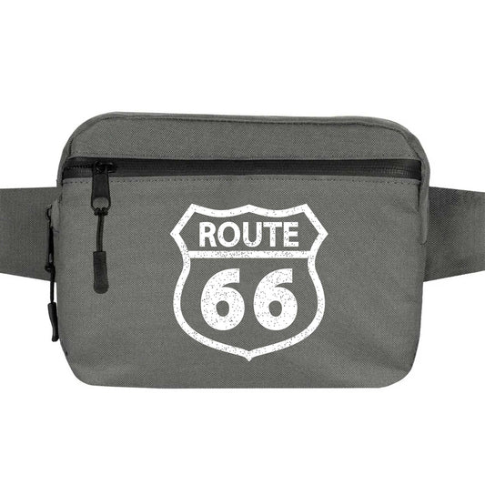Route66 Logo Bel Çantası