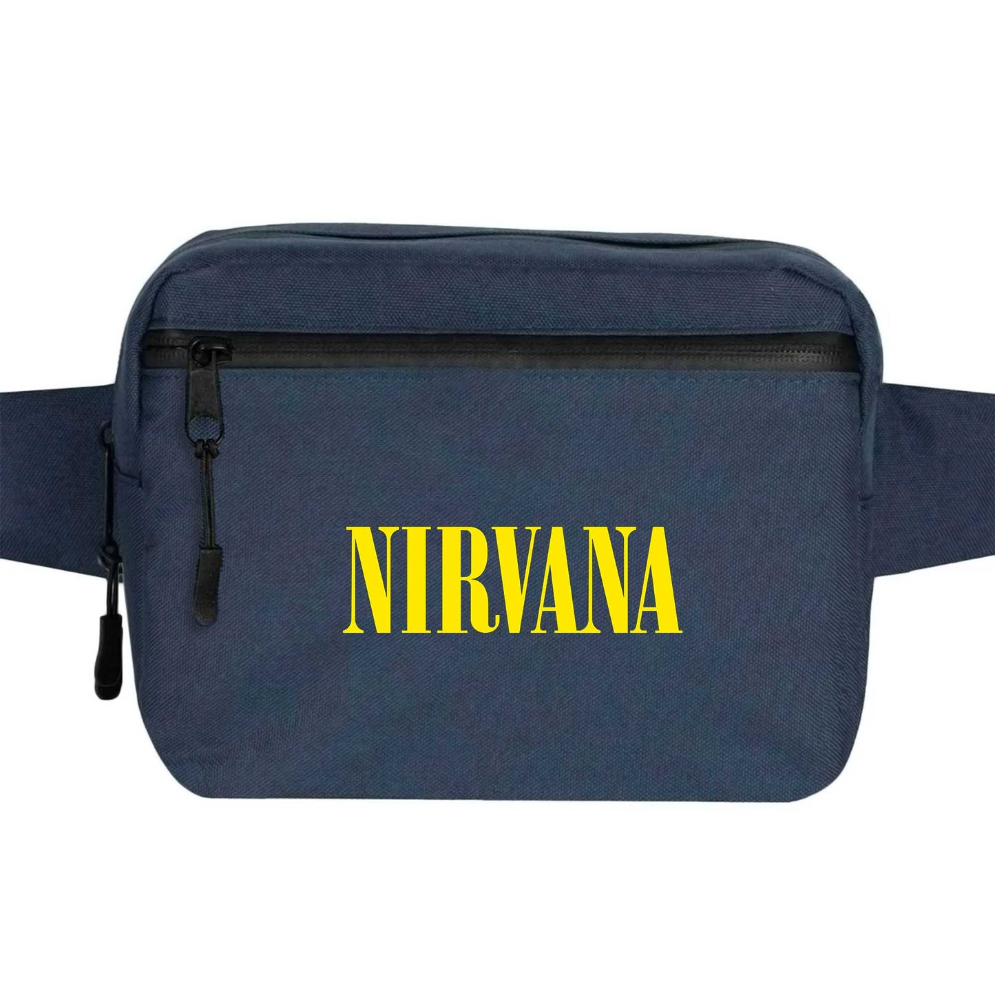 Nirvana Yazı Sarı Bel Çantası