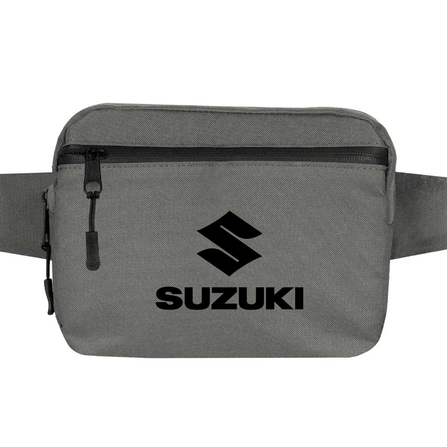 Suzuki Logo Text Black Bel Çantası