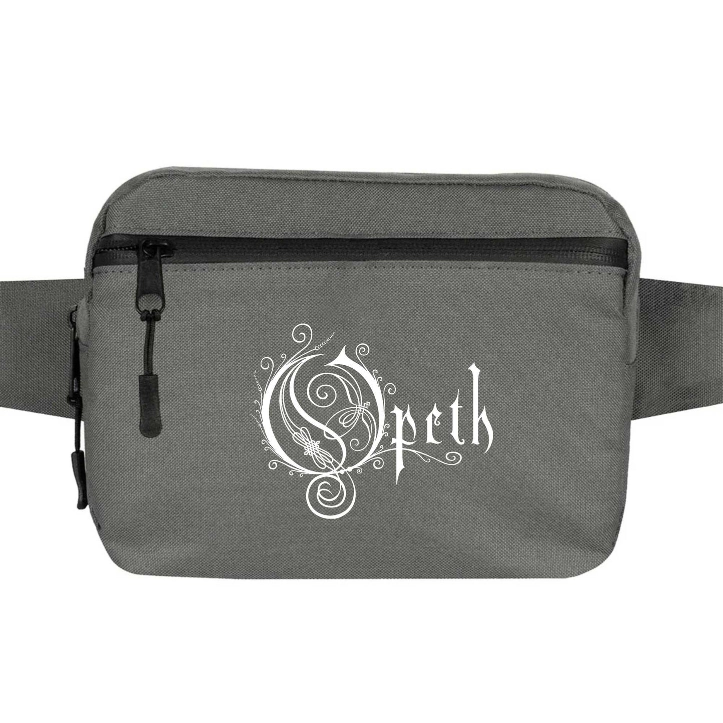 Opeth Logo White Bel Çantası