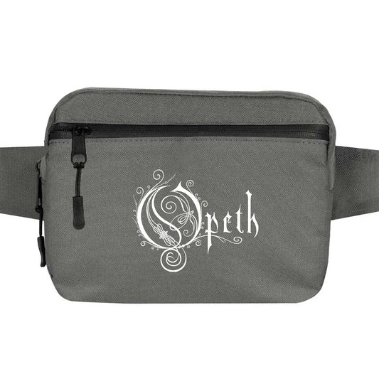 Opeth Logo White Bel Çantası