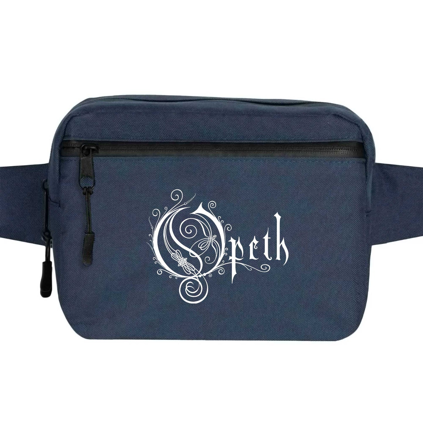 Opeth Logo White Bel Çantası