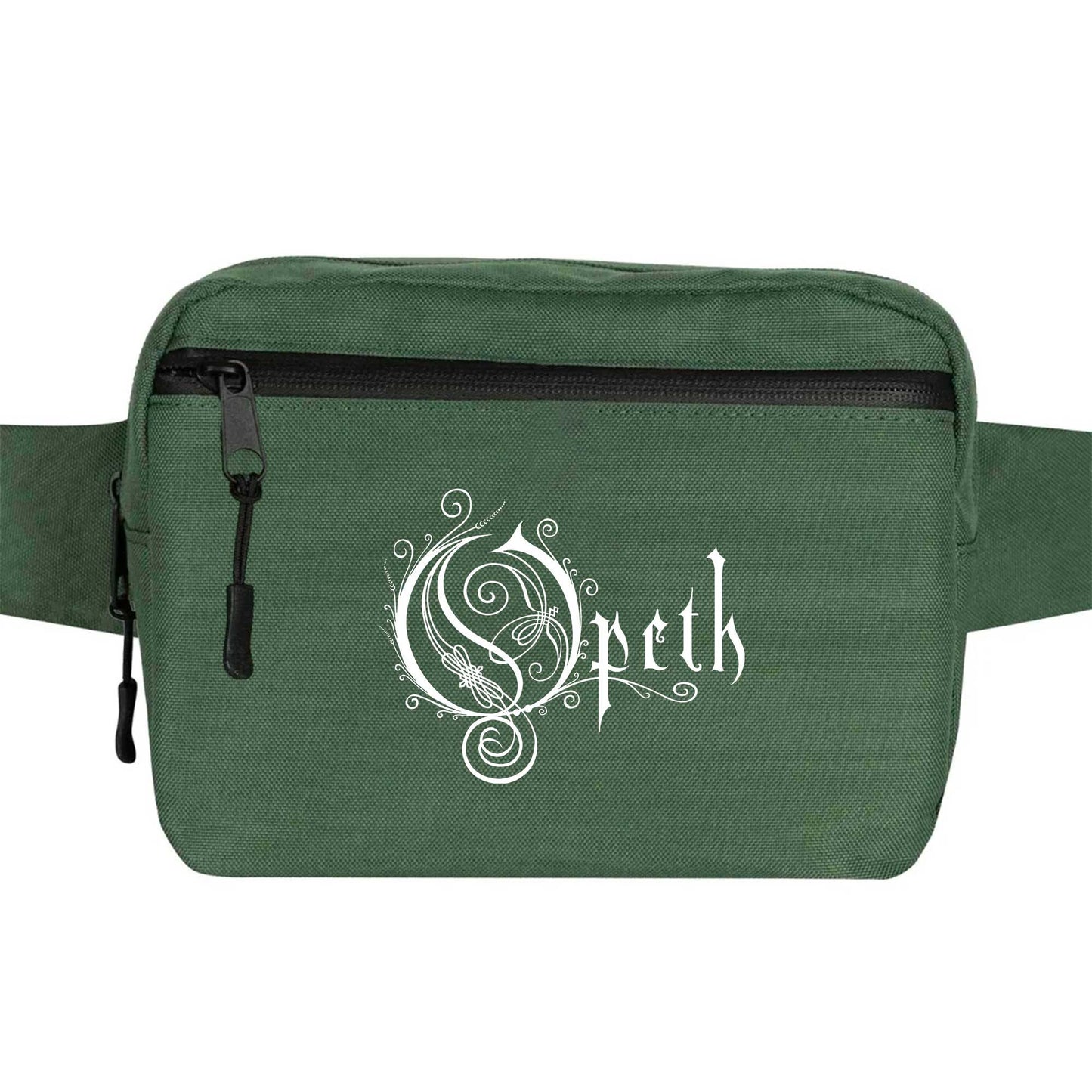 Opeth Logo White Bel Çantası