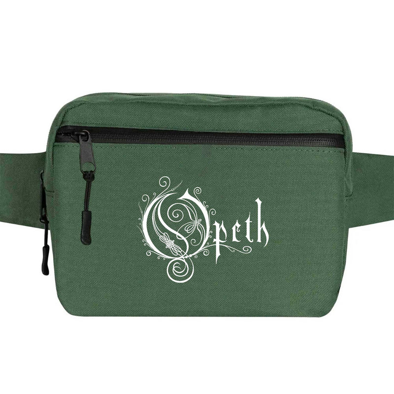 Opeth Logo White Bel Çantası