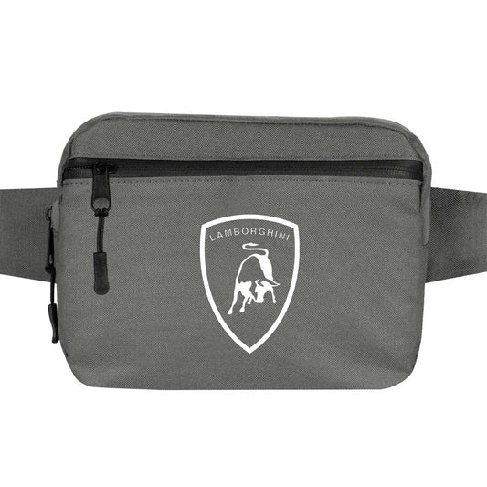 Lamborghini Logo White Bel Çantası