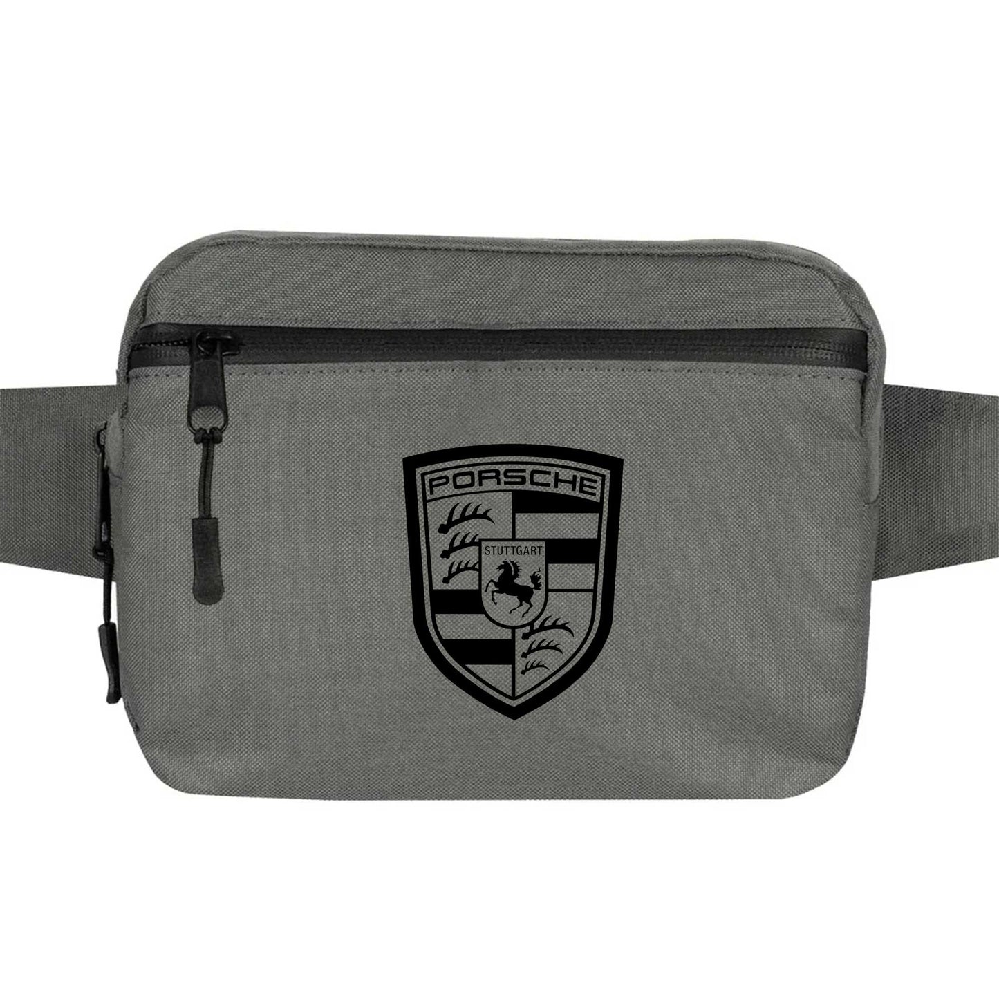 Porsche Logo Black Bel Çantası