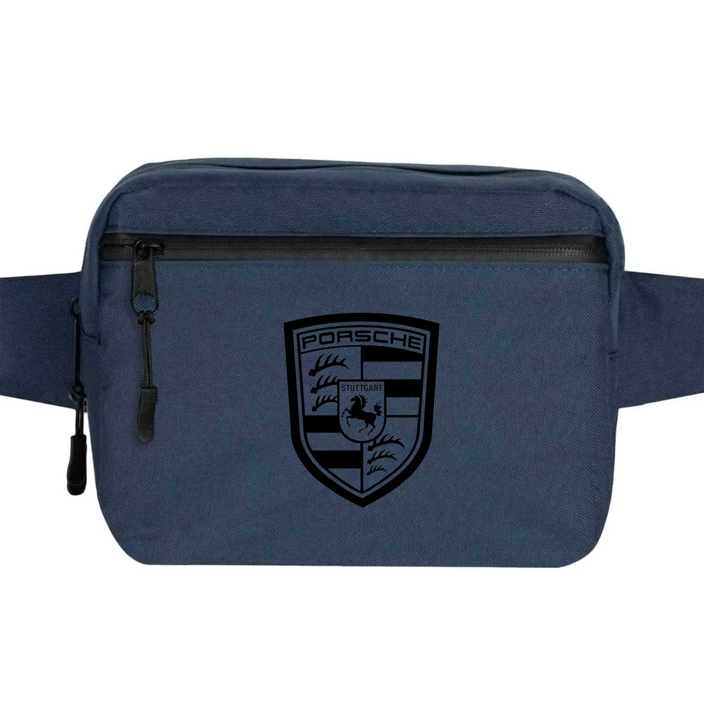 Porsche Logo Black Bel Çantası