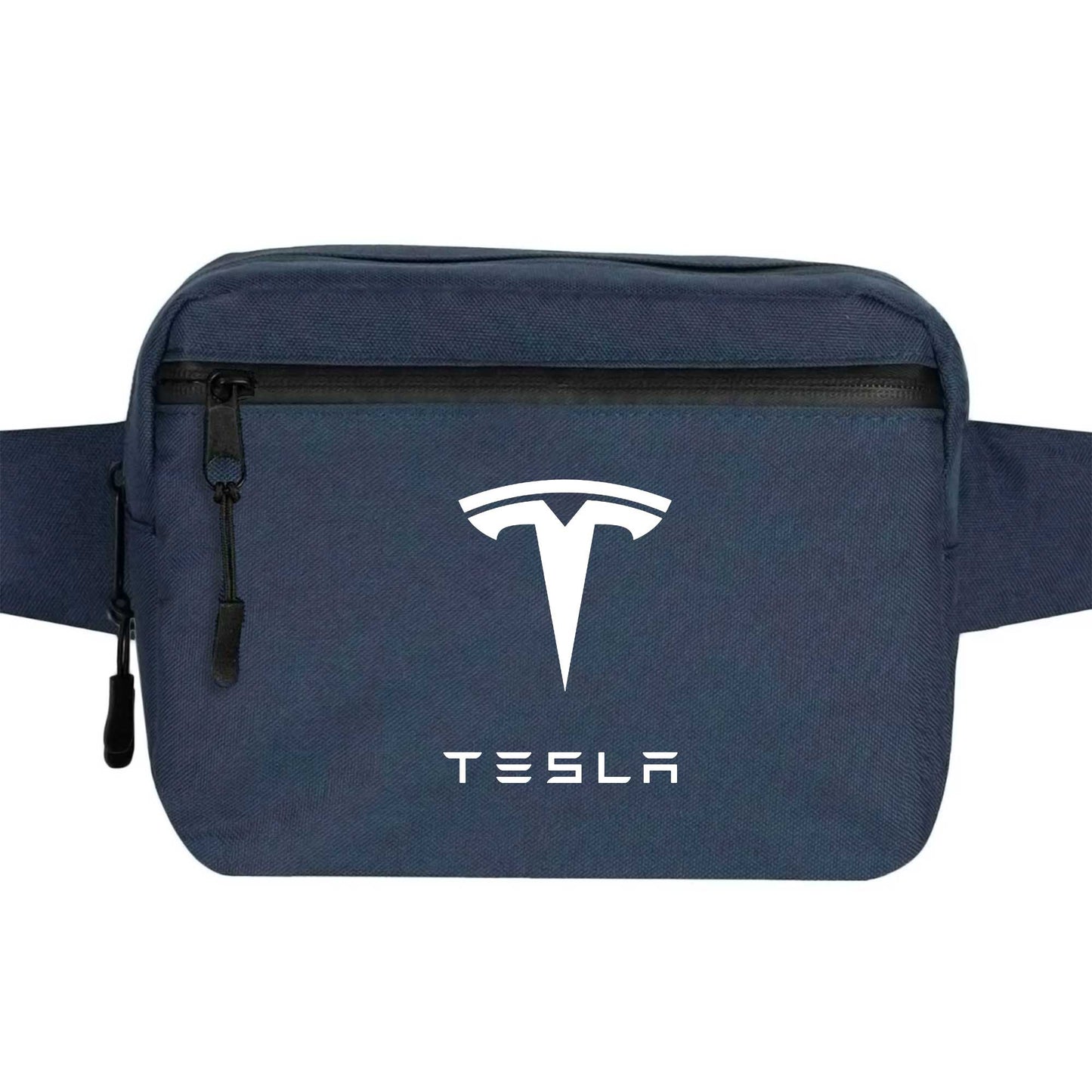 Tesla Logo Text Bel Çantası
