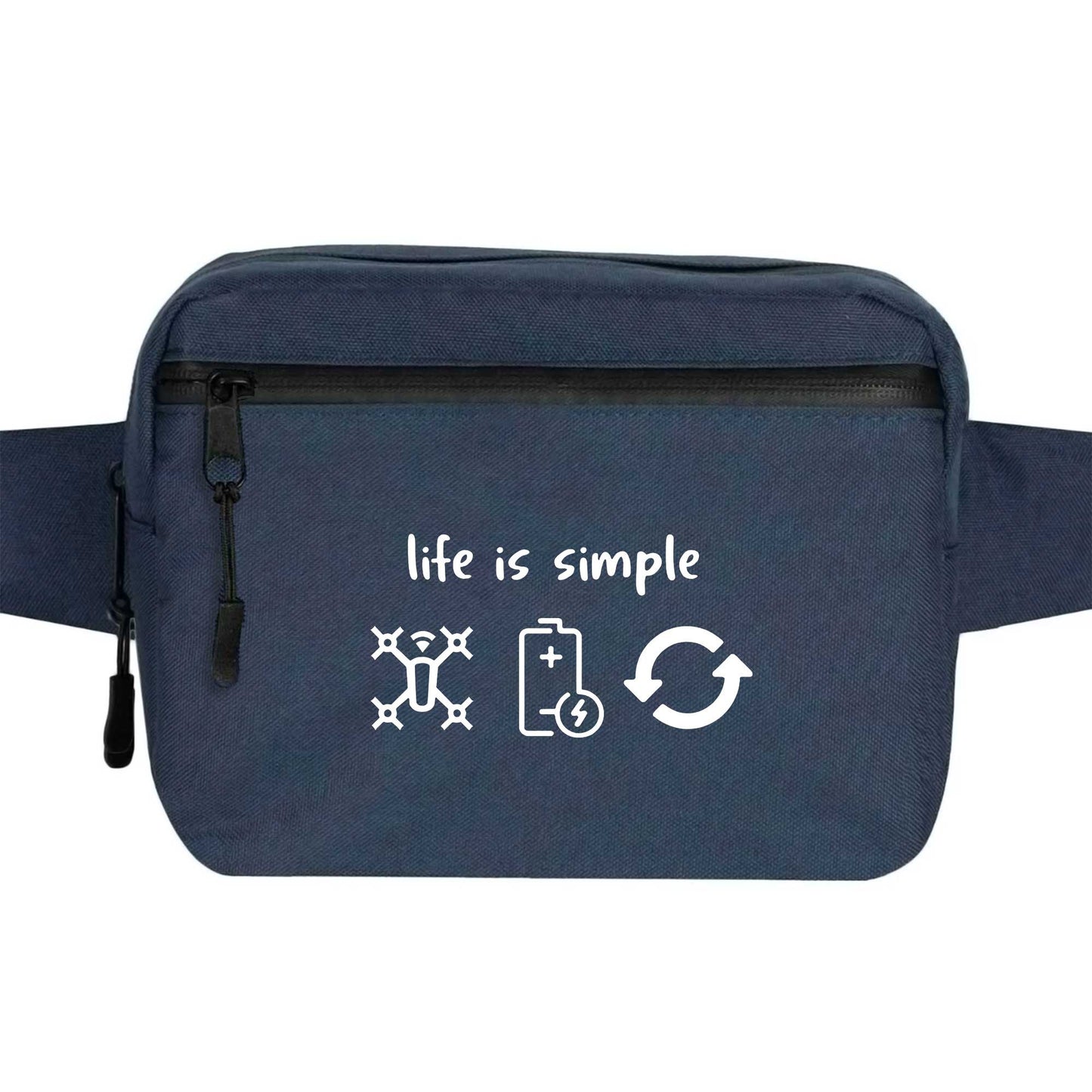 Life Is Simple Bel Çantası