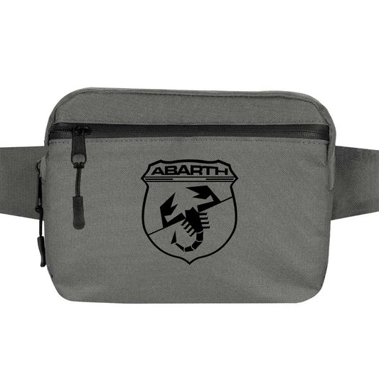 Abarth Black Logo Bel Çantası
