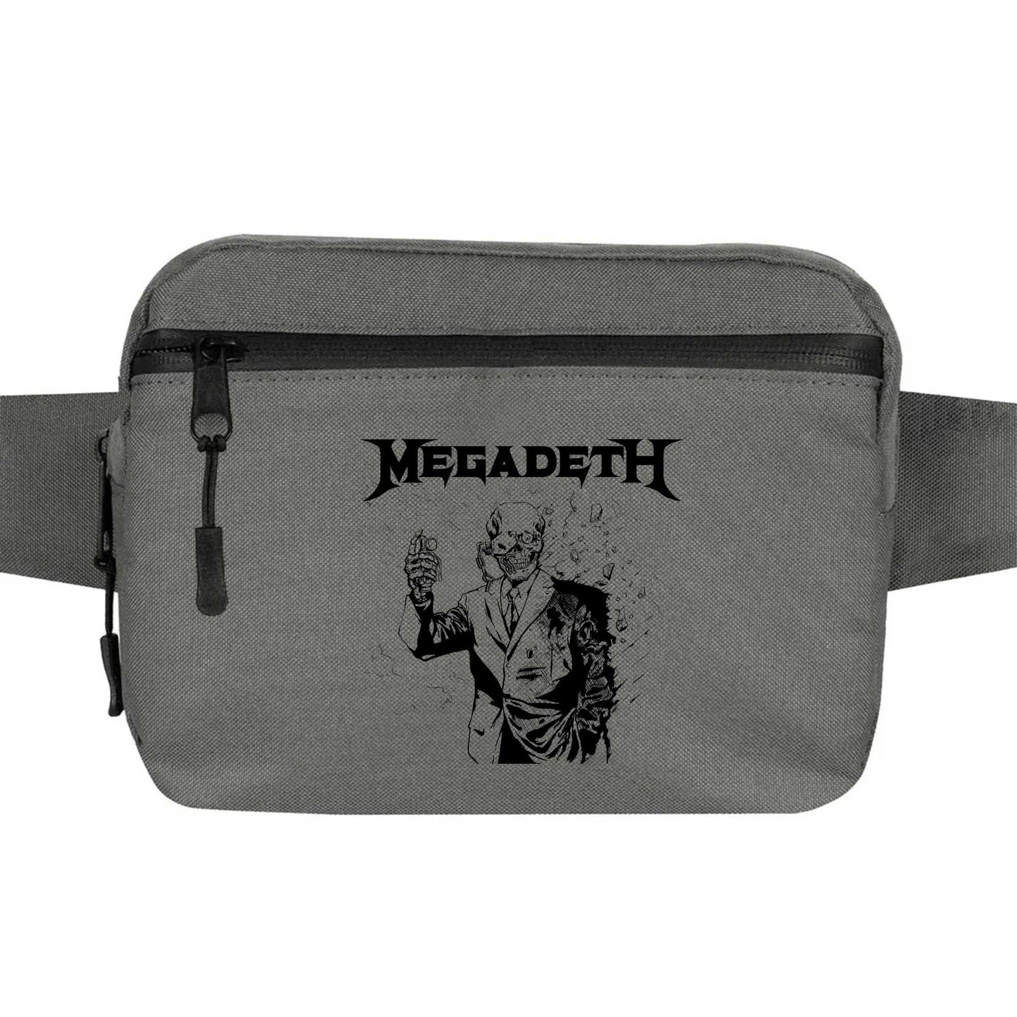 Megadeth Vic Rattlehead Portre Bel Çantası