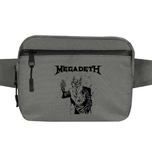Megadeth Vic Rattlehead Portre Bel Çantası