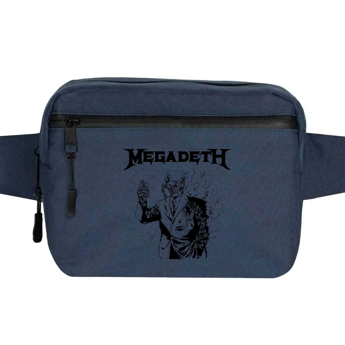 Megadeth Vic Rattlehead Portre Bel Çantası