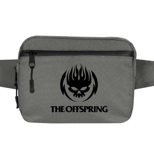 The Offspring Logo Skull Text Bel Çantası