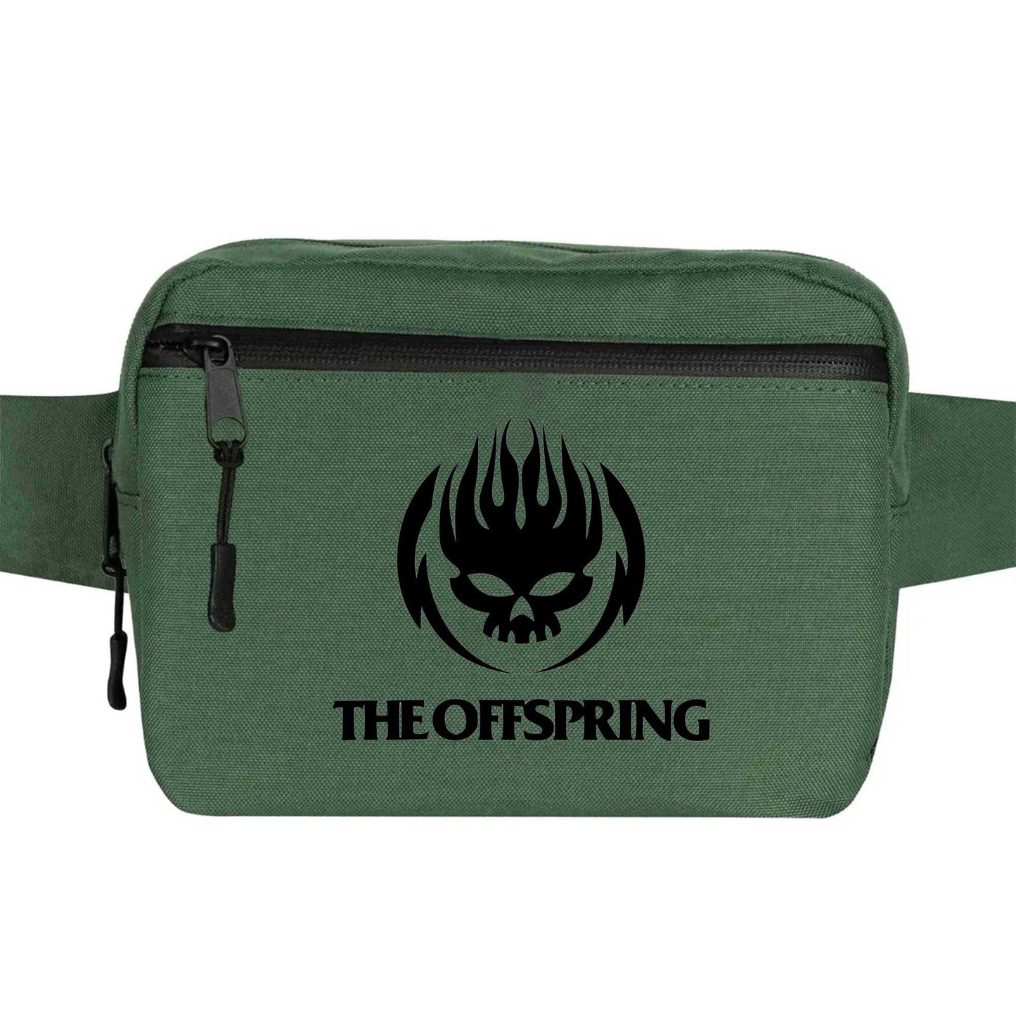 The Offspring Logo Skull Text Bel Çantası