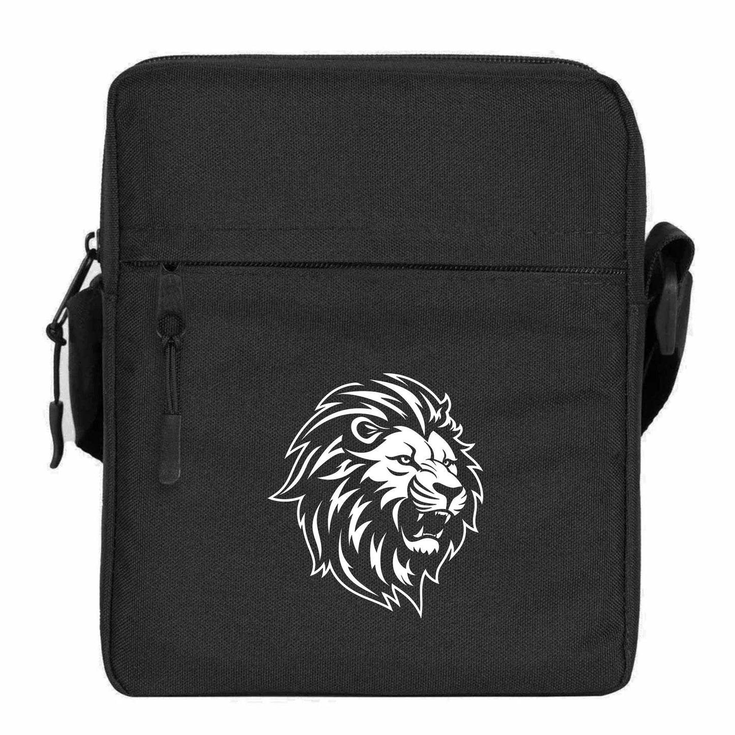 Black and White Lion Omuz Çantası